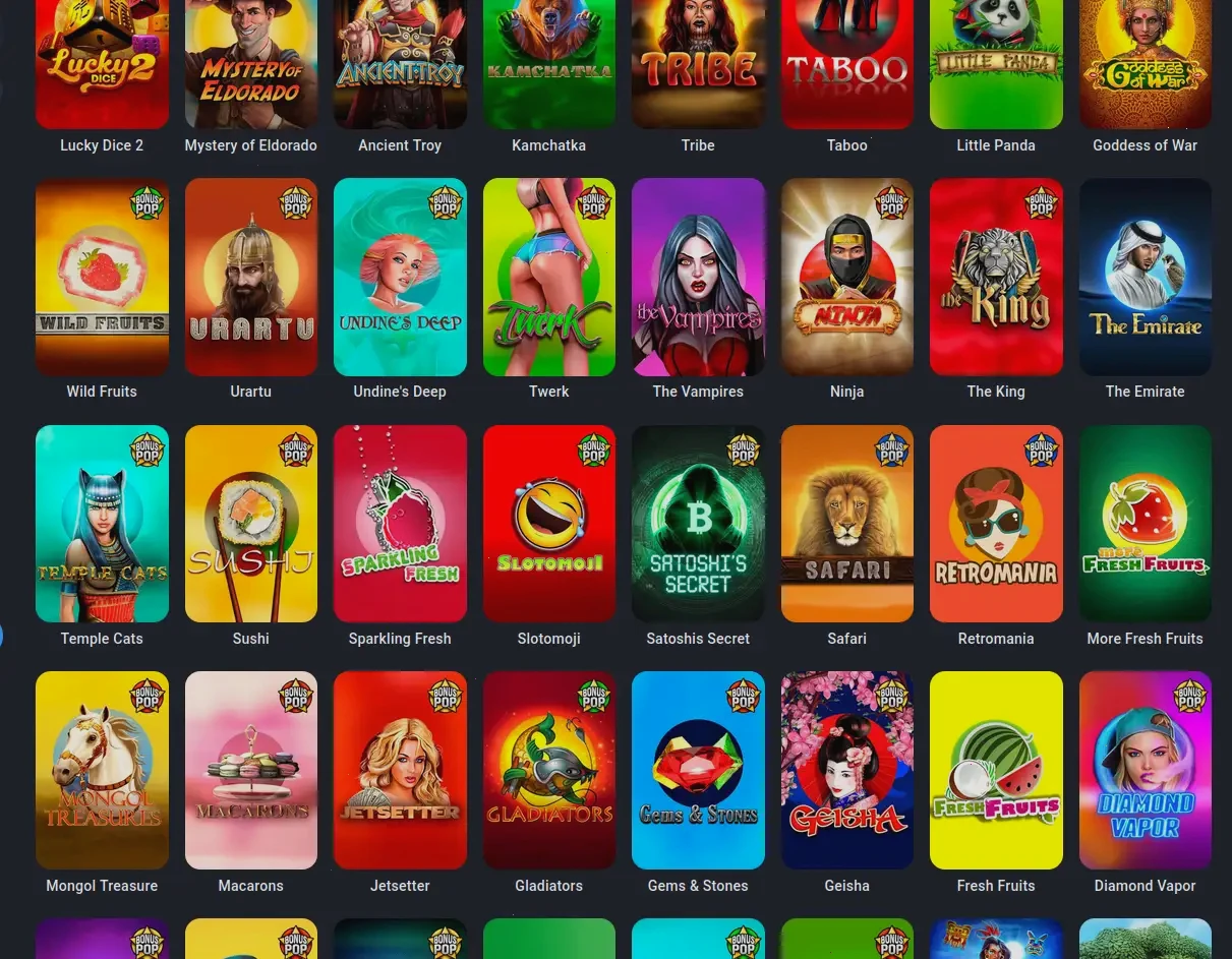 Piperspin casino mobiele interface en spelaanbod